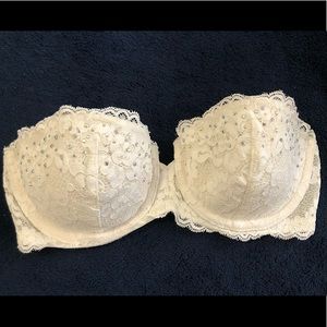 White La Senza bra - strapless - no straps included